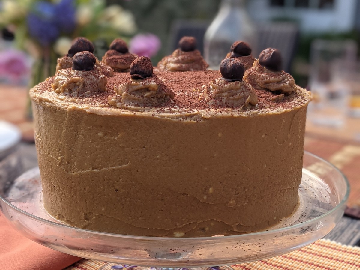 Coffee Hazelnut Cake with Mocha&nbsp;Buttercream